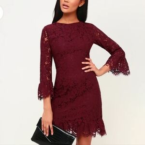 NEW! Lulu's Lace Up Dress